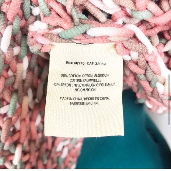 NWT Anthropologie moth open knit pink sweater - Picture 10 of 12